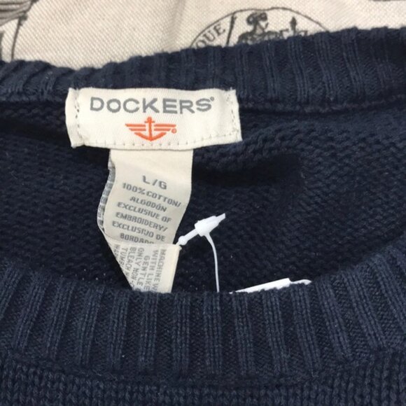 Dockers Christmas Moose Snowflakes Sweater - Picture 3 of 5